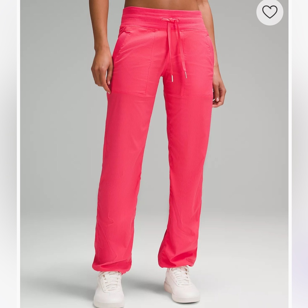 New *flaw* Lululemon Dance Studio sz 6 lined pant regular inseam glaze pink GLZP